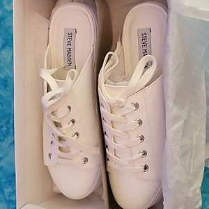 Steve Madden Leather Sneaker Slide Size 9.5M